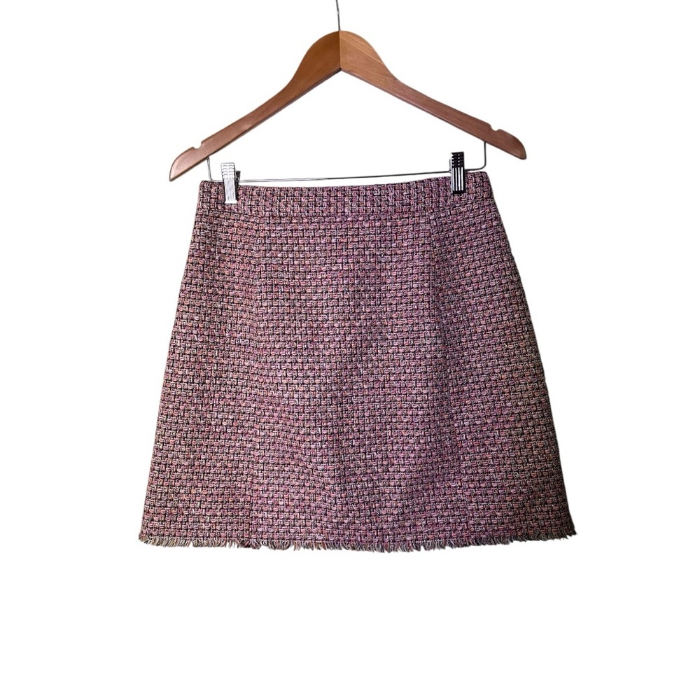 Babaton Aritzia Tweed Orion Skirt Mini Pink Multi Old Money Preppy 6 - Picture 4 of 6